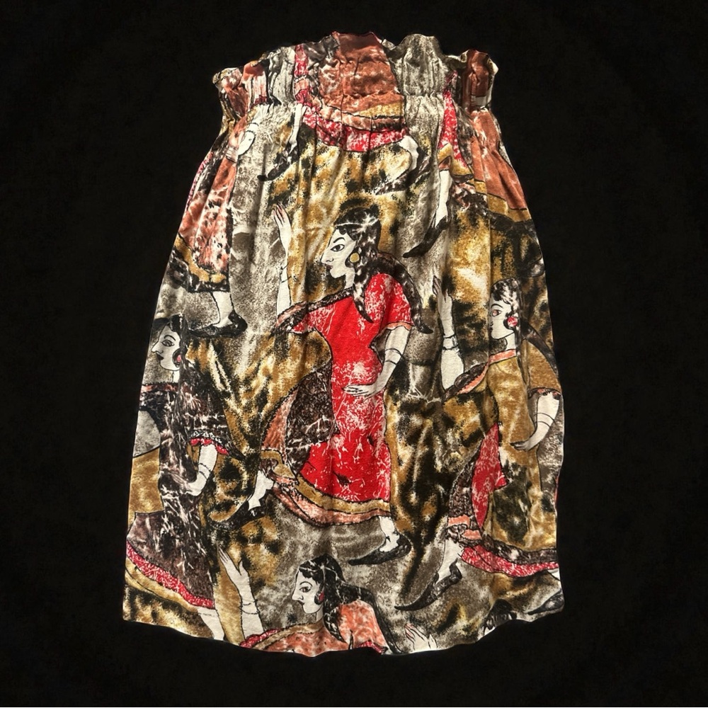Girl’s Indian Artistic Print Skirt